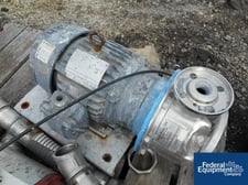 Goulds, 1" x 2" x 6" centrifugal pump, Stainless Steel, .75 HP, #43522