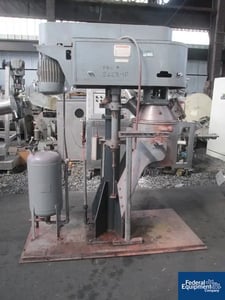 3 HP Hockmeyer #S-HCSM-7.5, dual shaft disperser, Stainless Steel, #2628-10