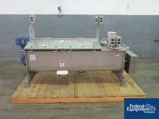 Anderson Dahlen Twin Screw Mixer, Stainless Steel, 12" diameter x 72" long, #2730-6