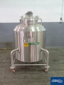 130 gallon Cherry Burrell Reactor, 316L Stainless Steel, 50/100 psi, #2840-11 (2 available)