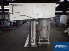 Bowers #OSP 40/15, multi shaft vacuum mixer, Stainless Steel, 40 hp disperser, 15 hp sweep blades, jacketed