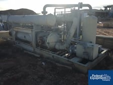 350 Ton, Dunham-Bush #IPCX350-LFWWXVP, chiller, water cooled, R-22 refrigerant, 350 HP, 460 V., PLC controls