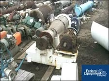 18" x 42" Flottweg Continuous Horizontal Solid Bowl Centrifuge, Stainless Steel, countour bowl, 30 HP