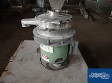 15" Sterltech #TM-40-LS, Stainless Steel screen, single deck, on base with cover, 230 V., serial