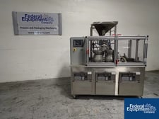 Delta, tablet printer scorer, dual vibratory bowl feeders, optical sensors, 240 V., #2924-2