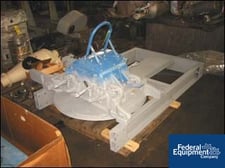 Mikro #3TH, Pulverizer, Carbon Steel, 40 HP, stirrup hammers, triple horizontal screw feeder w/approx. 1/2 HP