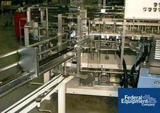 Clybourn #AH8, vertical hand loading cartoner, hot glue, C-series, date/lot embossing, load 00 centers HDPE