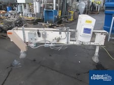 Safeline, metal detector, 5" W x 10" H x 11" L aperture mounted on 4" W x 96" L belt conveyor, .5 HP, 230/460