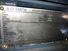 250 HP 1192 RPM A.O. Smith, Frame 449T E-Plus Series, tefc, 1.15 service factor, 460 Volts
