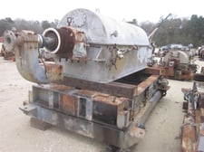 36" x 96" Bird, screen bowl, decanter type, motor drive, 316SS, #104428