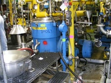 Westfalia #RTA140-02-576, solid bowl, disc type, 5000 RPM, 316SS bowl & cover, #92154