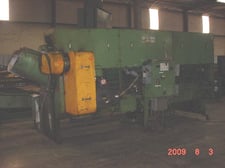 70 cu.ft. Ultramatic #CT30192, flow thru vibratory finisher, 30 HP, variable speed, automatic lube, 1998