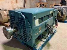 600 HP 1760 RPM General Electric, Frame 8210S, Drip-Proof Ball Bearing, 460 Volts