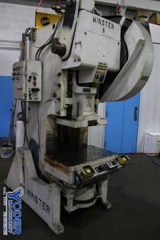 60 Ton, Minster #6, OBI press, 6" stroke, 13" Shut Height, 3" adj., air clutch, 90 SPM, #72698