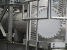 110 sq.ft., 242 psi shell, Energy Exchanger Co, 650 psi tubes, U-tube, horizontal, 2012