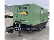1600 cfm, 150 psi, Sullair #1600HAFDTQ, portable, aftercooled, 1721 hours, 2016
