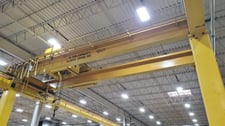 15 Ton, R & M, 25' 11-3/8" Span, 26' lift, pendant, VFD All Motions, 120' L freestanding structure