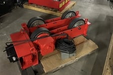 3 Ton, KEC #3-60HD, pipe roll set, 6000 lb., 2"-60" pipe size, vari-speed, foot control