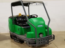 Tennant #T16, rider floor scrubber/sweeper, battery powered