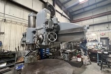 6' -15" Carlton #3A, radial arm drill, tilting box table