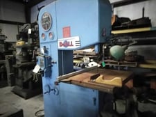 36" DoAll #DBW-8, contouring vertical band saw with blade welder