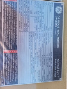 900 HP 3600 RPM General Electric, Fr. 5810S/5811S, weather prot. enclosure type 2, SB, new, 2300/4000V.