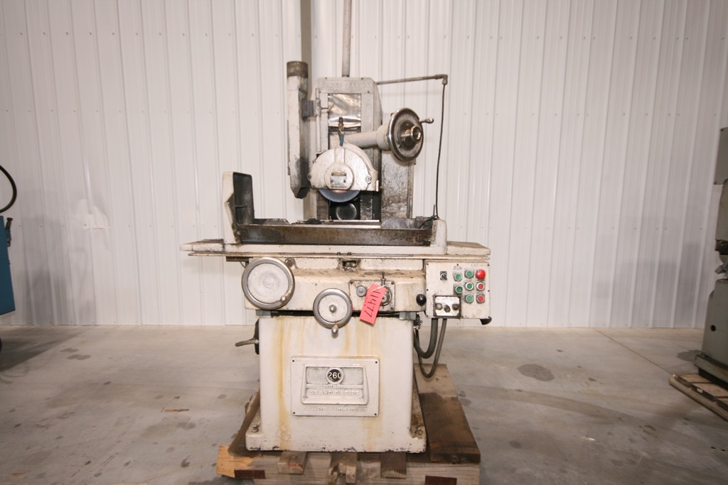 8" x 18" Gallmeyer & Livingston #260, Surface Grinder, 3"-150' per. min. table speeds, 10" x 1/2" x 3" wheel