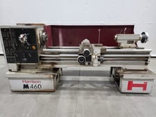 18"/28 x 60" Harrison #M460, gap bed,,8-1/2" gap, length, 9" center height, 3" spindle bore, 5MT, 1-1/2 dia.