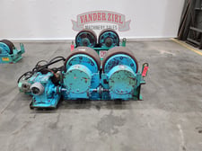150 Ton, Ransome Micarta #150PRM, tank turning rolls, 300000 lb.,750 Tons weight capacity for set,  8"32"