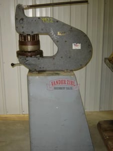 Rotex #12lF1.50, Hand Punch Press, 12" Throat, 12 Station, #4922