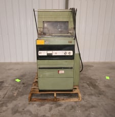 10/12 Leco #CM-20, Cuttoff Machine, Cabinet, Front Hood With Operating Handle, Motor and Controls