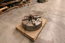 28" Warner & Swasey 4-jaw chuck, #13561