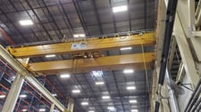 50/5 Ton, P & H, 45' 3-1/2" Span, 34' lift, class D, pendant, VFD all motions, 2001, #2206