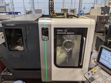 DMG Mori #DMU-50, vertical machining center, 60 automatic tool changer, 19.7" X, 17.7" Y, 15.7" Z, 18000 RPM