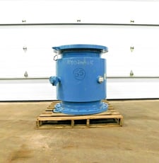 Rosemount #8707PWC240C1W3N0Q4Q8Q66Q6, 23" magnetic flowtube meter, 285 psi, 21-1/2"/23" opening, new, unused