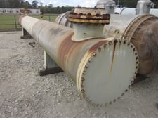 1722 sq.ft., 90 PSI, Louisiana Heat, 140°F, 1" tube diameter, 14' tube length, 2' 7" shell diameter, 1990