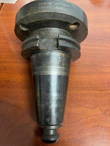 Carboloy #CV50-SM2 40 2000 Cat 50 facemill holder, #104371