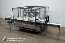Triangle #RFC48/10, 10 pocket, continuous motion, Stainless Steel filler, 30-120 containers per minute, worm