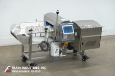 Loma #IQ4, automatic conveyor through metal detector, 11-3/4" wide x 70" long Intralox belt conveyor, air