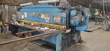3/8" x 12' Cincinnati #2512, mechanical shear, 18" throat, 12' 3" between housing, 36" front operated power