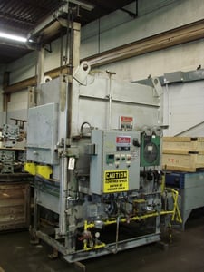 30" width x 24" H x 42" L Surface Combustion, gas fired, roller-rails, vertical door, excellent, 1400F
