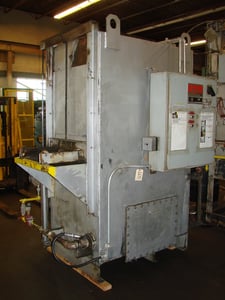 24" width x 42" L x 24" H Surface Combustion, batch spray, gas fired, roller-rails, 175 F