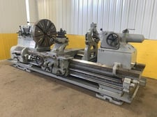 50" x 72" Axelson #A-32, heavy duty engine lathe, 36" chk, 4-jaw, 2.5" hole, 9" Steady Rest, #13104