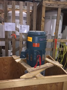 53 GPM @ 180' TDH, Clyde Union Union #VLK, type OH4, size 1.5x3x15A, 15 HP Baldor motor