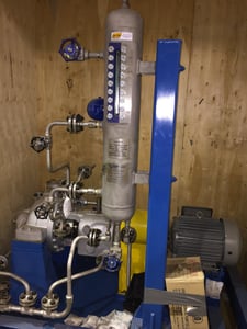 42 GPM @ 201' TDH, Trueflo #TSP, type OH2, size TSP 2x1-9N, 10 HP Teco motor