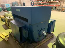 600 HP 1200 RPM Siemens, Frame 5011S, WPIIBB, 2300 Volts