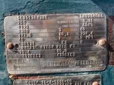 700 HP 1200 RPM General Electric, Frame 5013S, Drip-Proof Ball Bearing, 2300 Volts