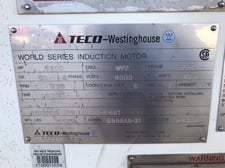 3500 HP 1800 RPM Teco, Frame 5614, weather protected enclosure type 2, S/B, 1.15SF, 4160 Volts