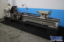 24-3/4" x 118" ShenYang #CW6263C, gap bed lathe, 14" swing over cross slide, inch/metric, digital read out