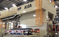 1500 Ton, Aida #DSF-S4-15000(2)-610-245, servo transfer press, 24" stroke, 0-40 SPM, new
